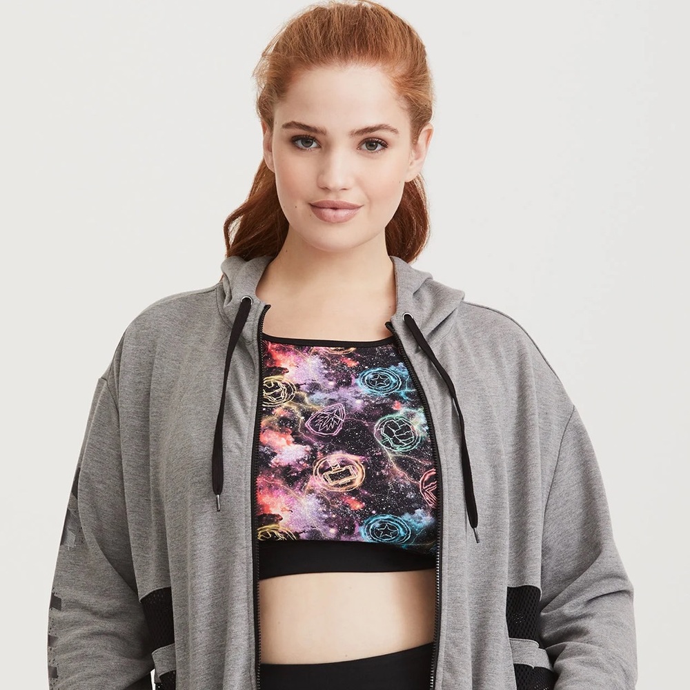 Torrid Her Universe Marvel Sports Bra - Picture 2 of 8